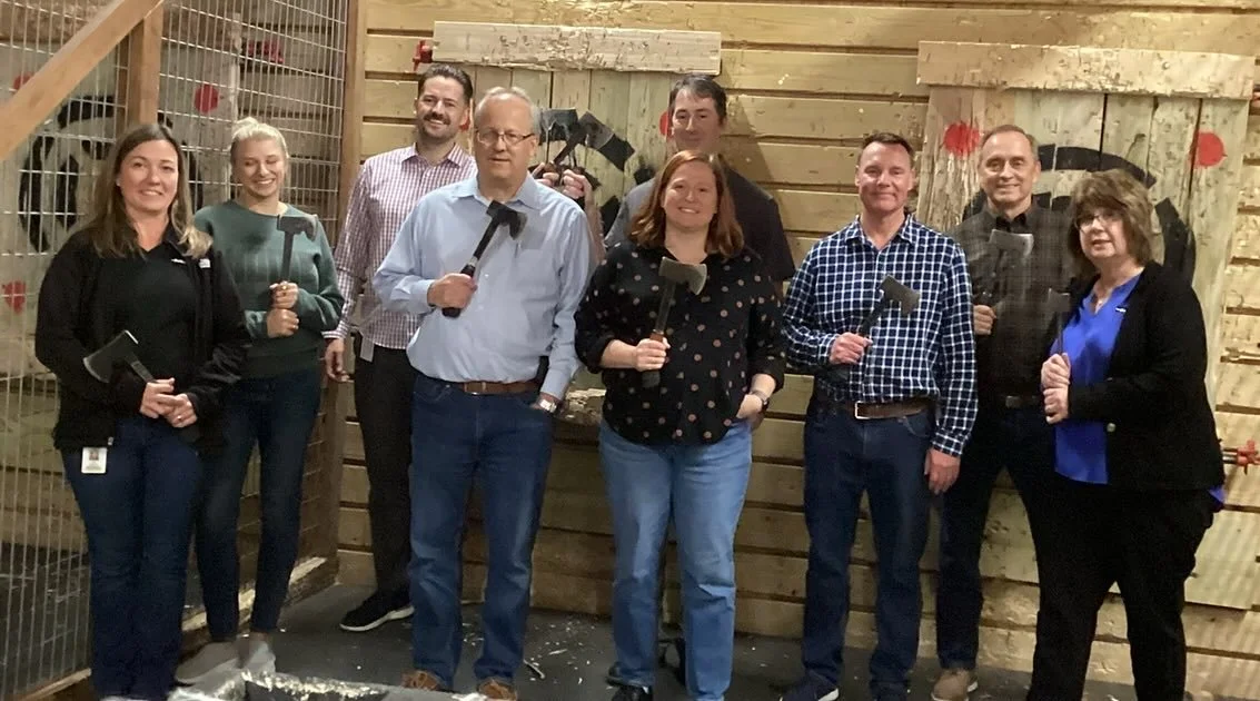 A big @stumpyserie shoutout to the crew from Parker! 💪🎯🪓
#teambuilding #corporateevent #strongertogether #socialthrowdown