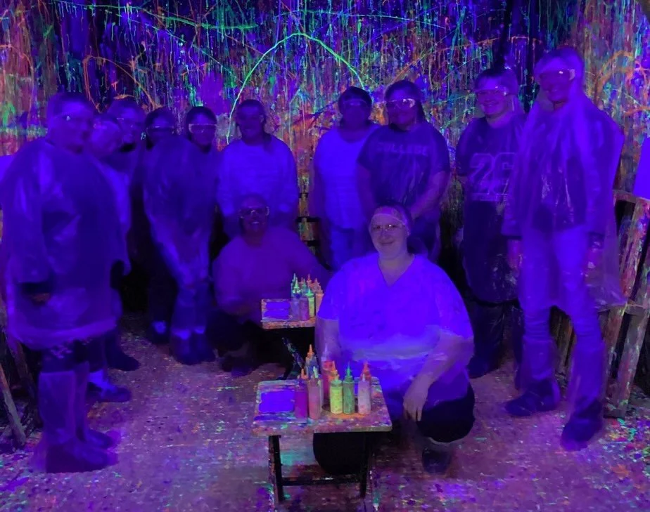 We had a blast with the gang from Little Acorns Learning Center!! They hosted their holiday party 🎄🎊 after visiting our splatter 🫟 rooms!!