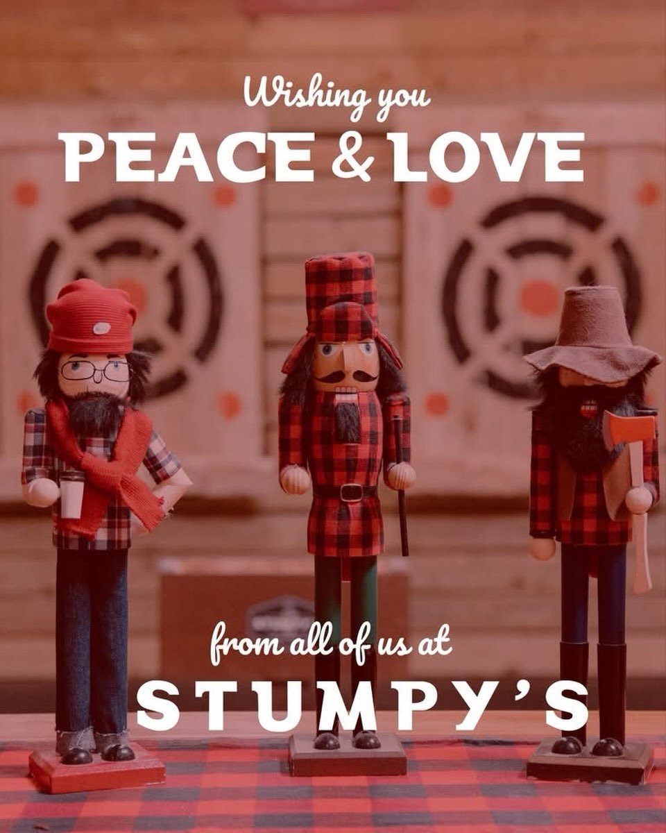 From our Stumpy's family to yours- Have a safe and happy holiday with friends and family 🎄🎁🎄🎁🎄🎁🎄🎁🎄🎁🎄🎁