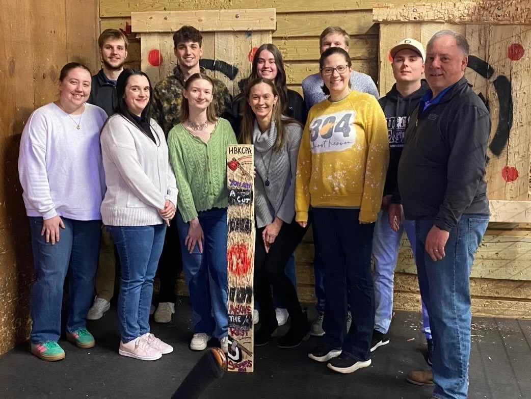 Thanks @hbkcpa Erie for celebrating getting past the first 2026 tax deadline at Stumpy's!! 💪🎯🪓