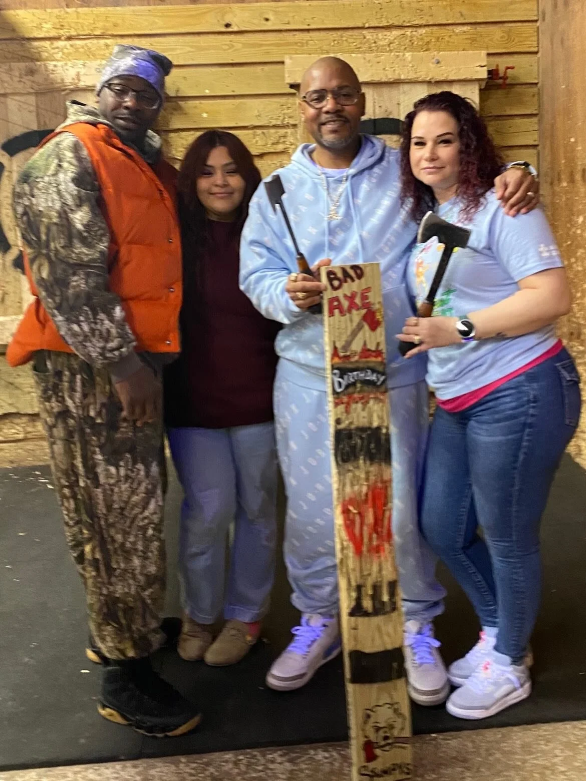 The calendar may say it's spring 🌹🌼🌷 but Mother Nature has her own schedule.😕
 
Beat the blues 😨 by heading to @stumpyserie 

#mothernaturesucks #thingstodoineriepa #splatterpaint #axethrowing