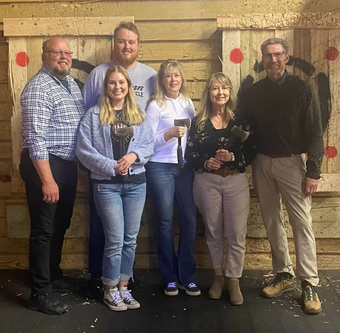 Celebrate summer 😎 at Stumpy's!!

Ages 10+ with parent/guardian for axe throwing 🪓 
- see link in bio for reservations

Paint Splatter is 5 yrs + with parent or guardian. 🫟

Visit: splatterpainterie.com

To view packages and make reservations