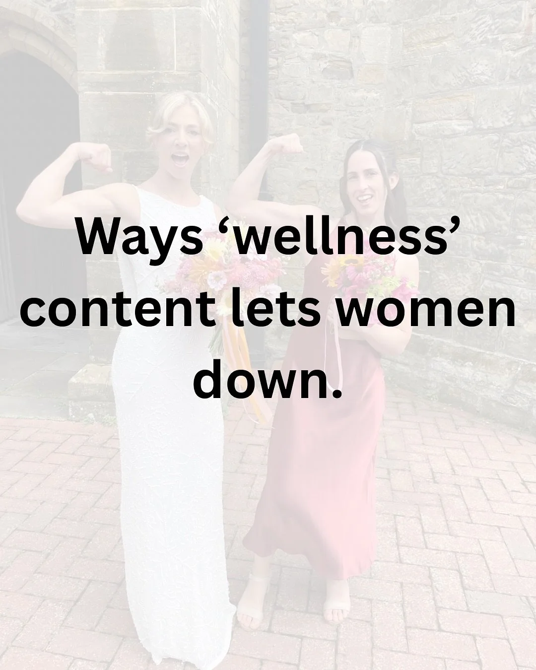 There&rsquo;s such an abundance of info online it can be hard to know what&rsquo;s worth taking on board and what&rsquo;s a load of 💩. Whilst all people are likely to be victims of wellness BS I find so much of it is aimed specifically at women.  Of