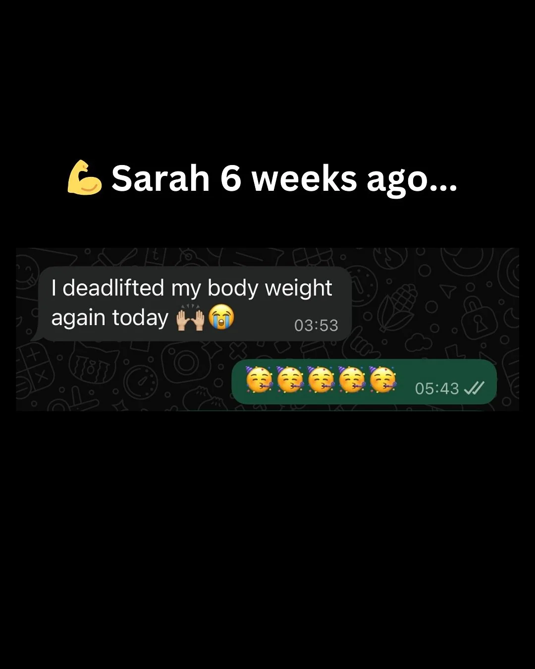 Sarah&rsquo;s strength progress is amazing and it&rsquo;s about so, so, much more than the numbers on the bar 🙌 

#stronggirlsclub