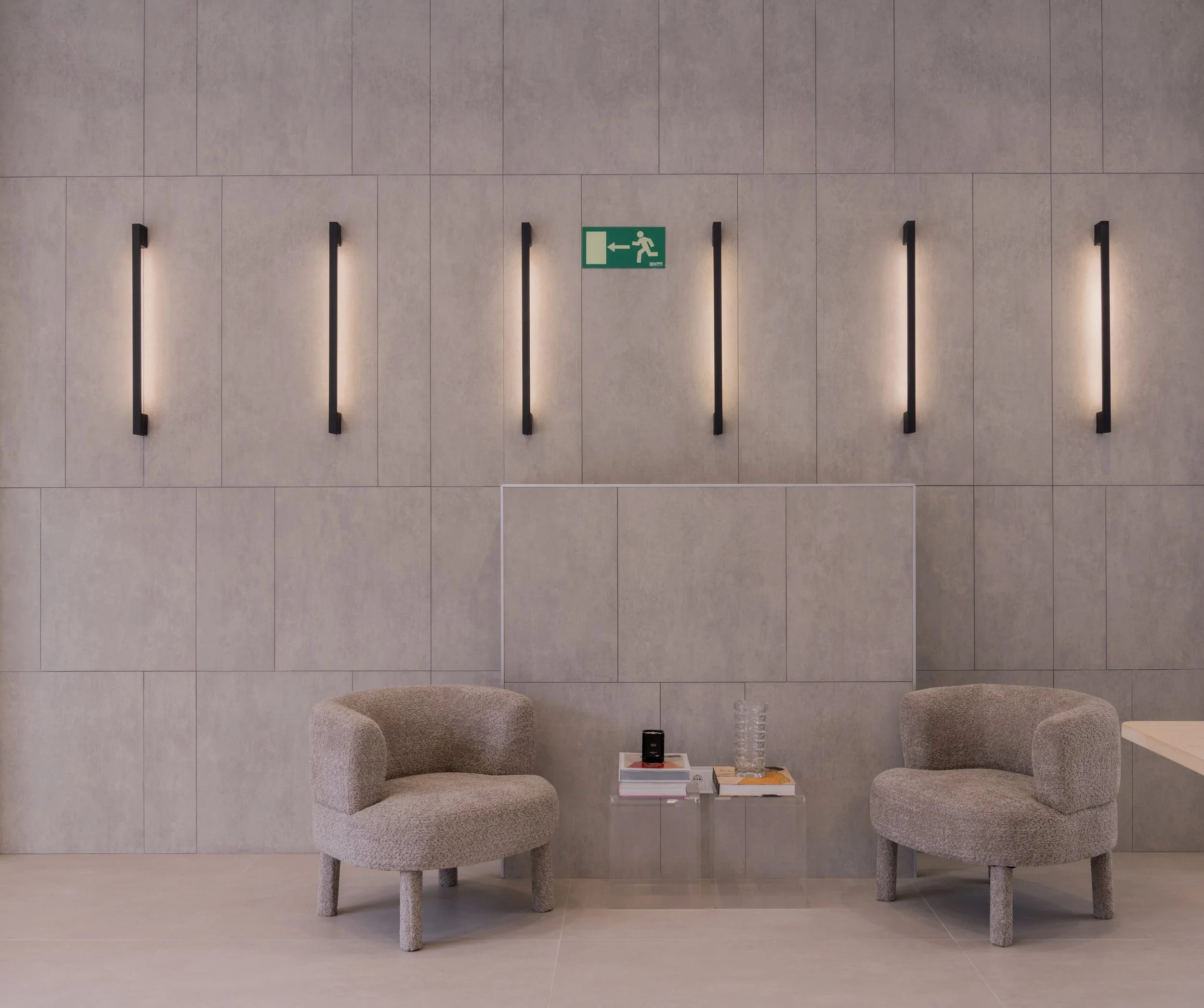 Recepcion clínica estética y de psicologia relajante y de lujo