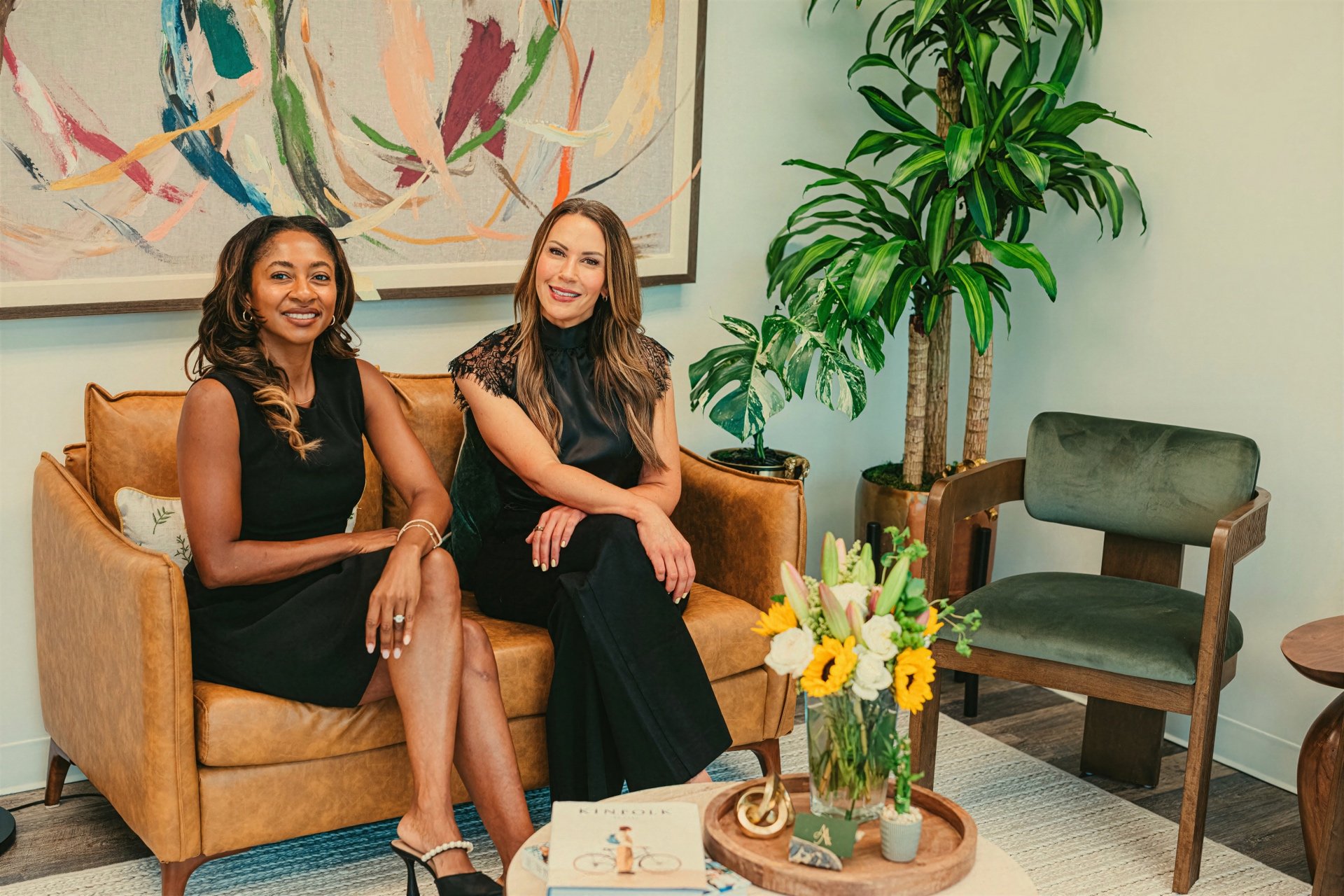 Mariana Bryant and Brandy Compton at Art of Aesthetics in Frederick, Maryland