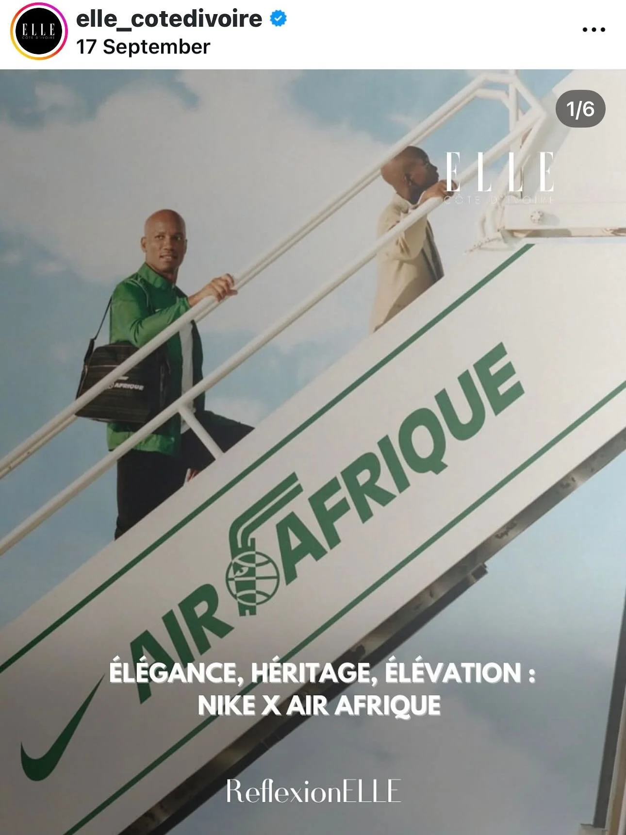 Working on the launch of the Nike x Air Afrique collaboration for the African and Afro-diasporic press has been truly meaningful.

Air Afrique is more than an airline &mdash; it is a symbol of pride and Pan-African heritage that continues to inspire 