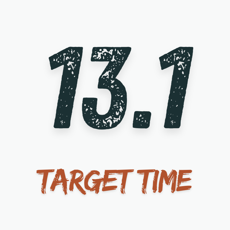 Half Marathon Training Plan - Target Time