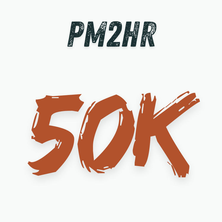 PM2HR - 50k Training Plan - 20 Weeks