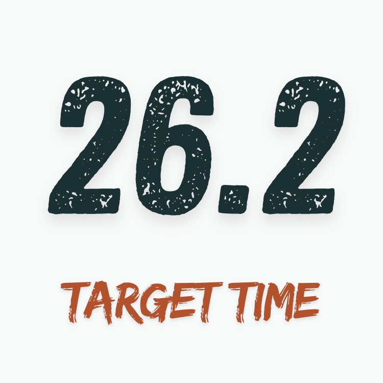 Marathon Training Plan - Target Time