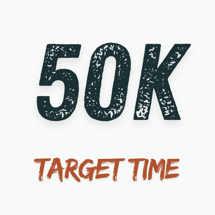 50k Training Plan - Target Time
