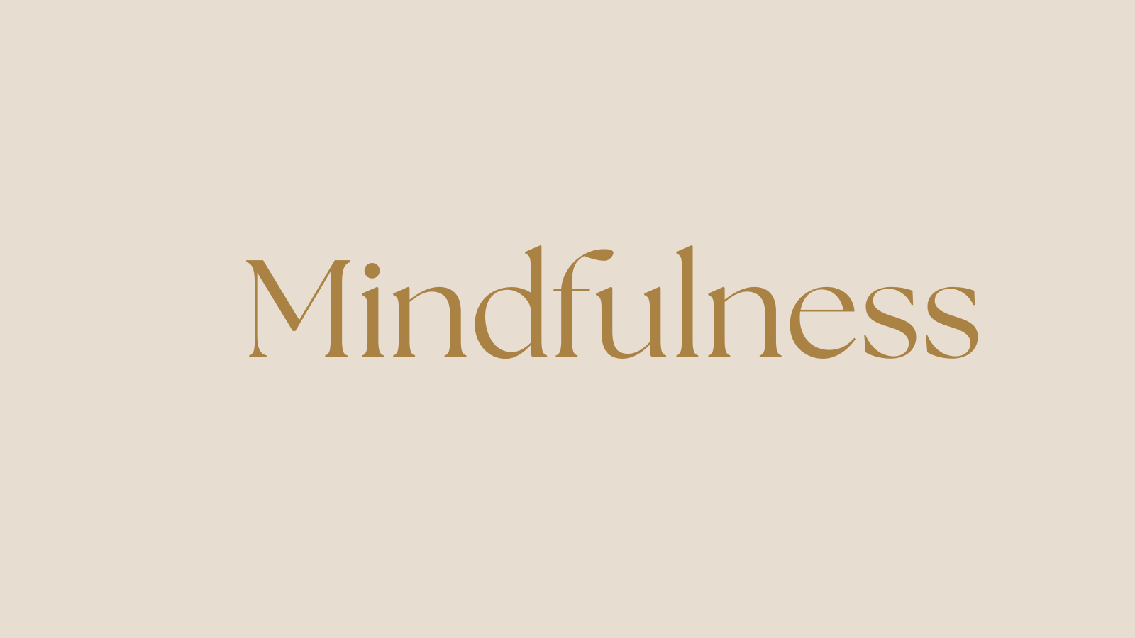 Mindful Living