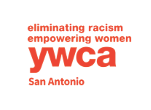 YWCA logo with the slogan 'eliminating racism, empowering women' and 'San Antonio' underneath.