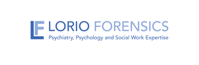 Lorio Forensics logo with text 'Psychiatry, Psychology and Social Work Expertise'.