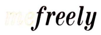 Text displaying "me freely" in different font styles and colors.