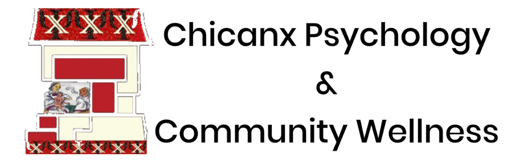 Logo with a red and white barber pole motif, featuring stylized characters on top and a vintage illustration of two women. Text reads 'Community Wellness'.