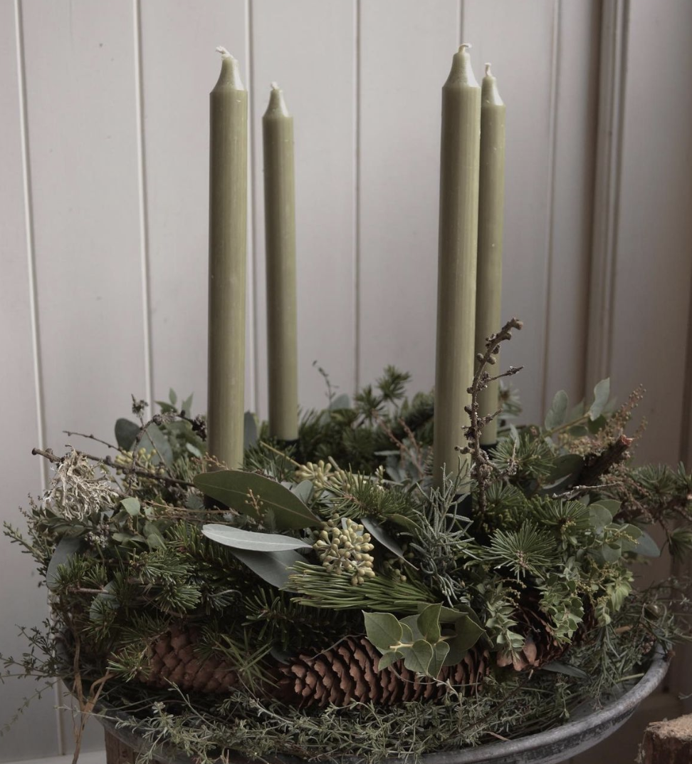 Advent wreath - Four Sundays. One wreath. Made by you