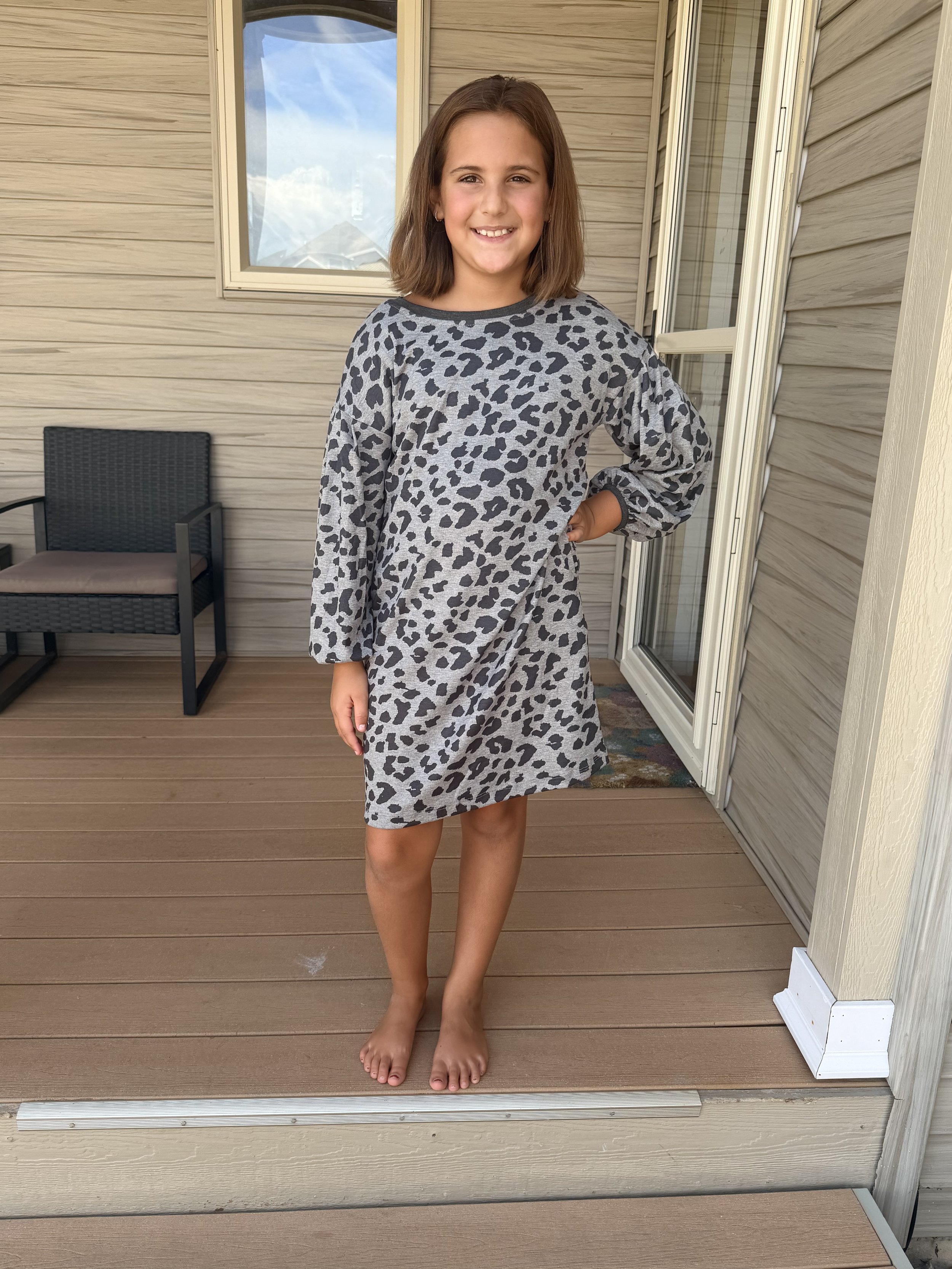 Leopard Knit Dress