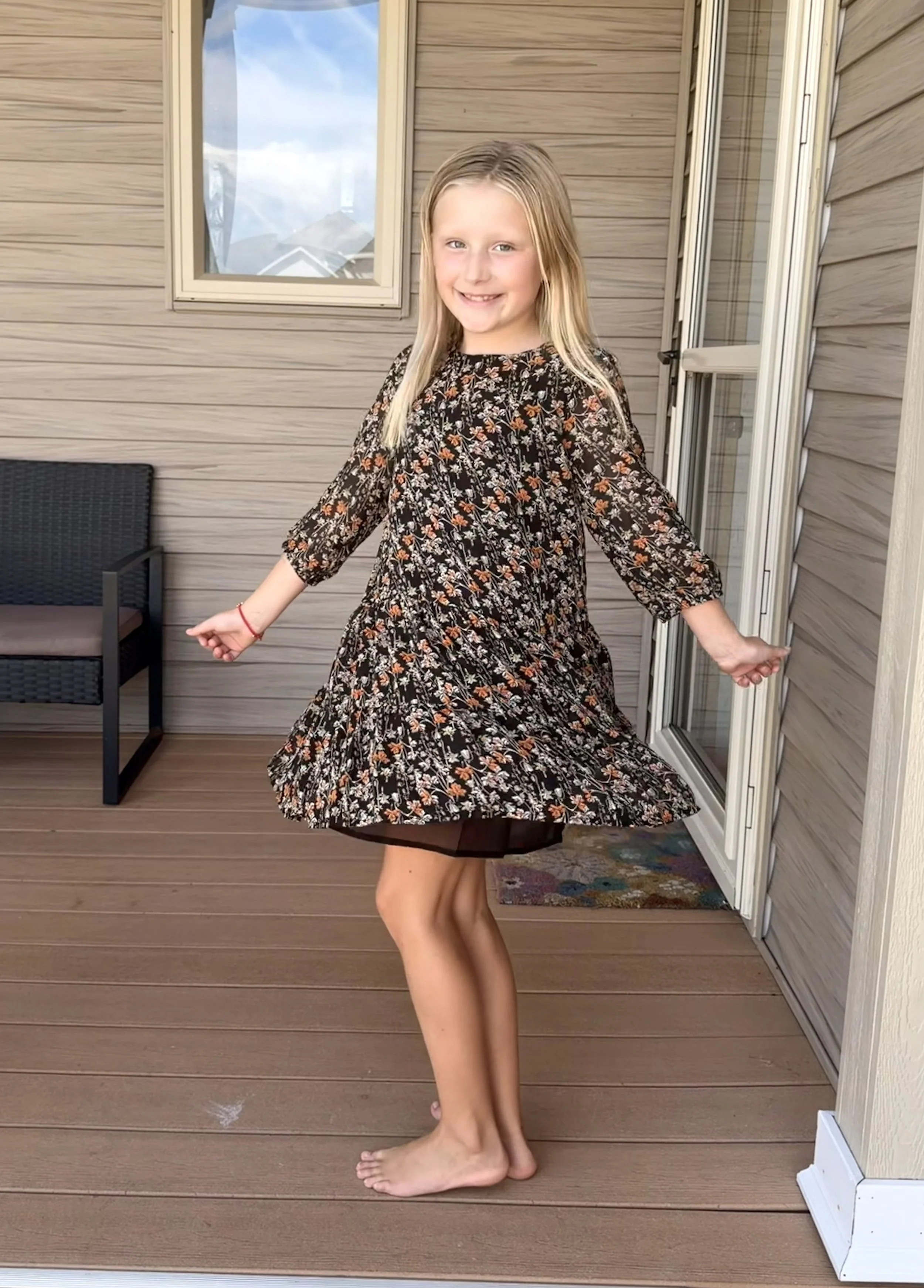 Floral Chiffon Dress