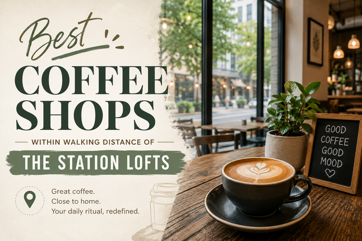 Best Coffee Shops Within Walking Distance of Station Lofts