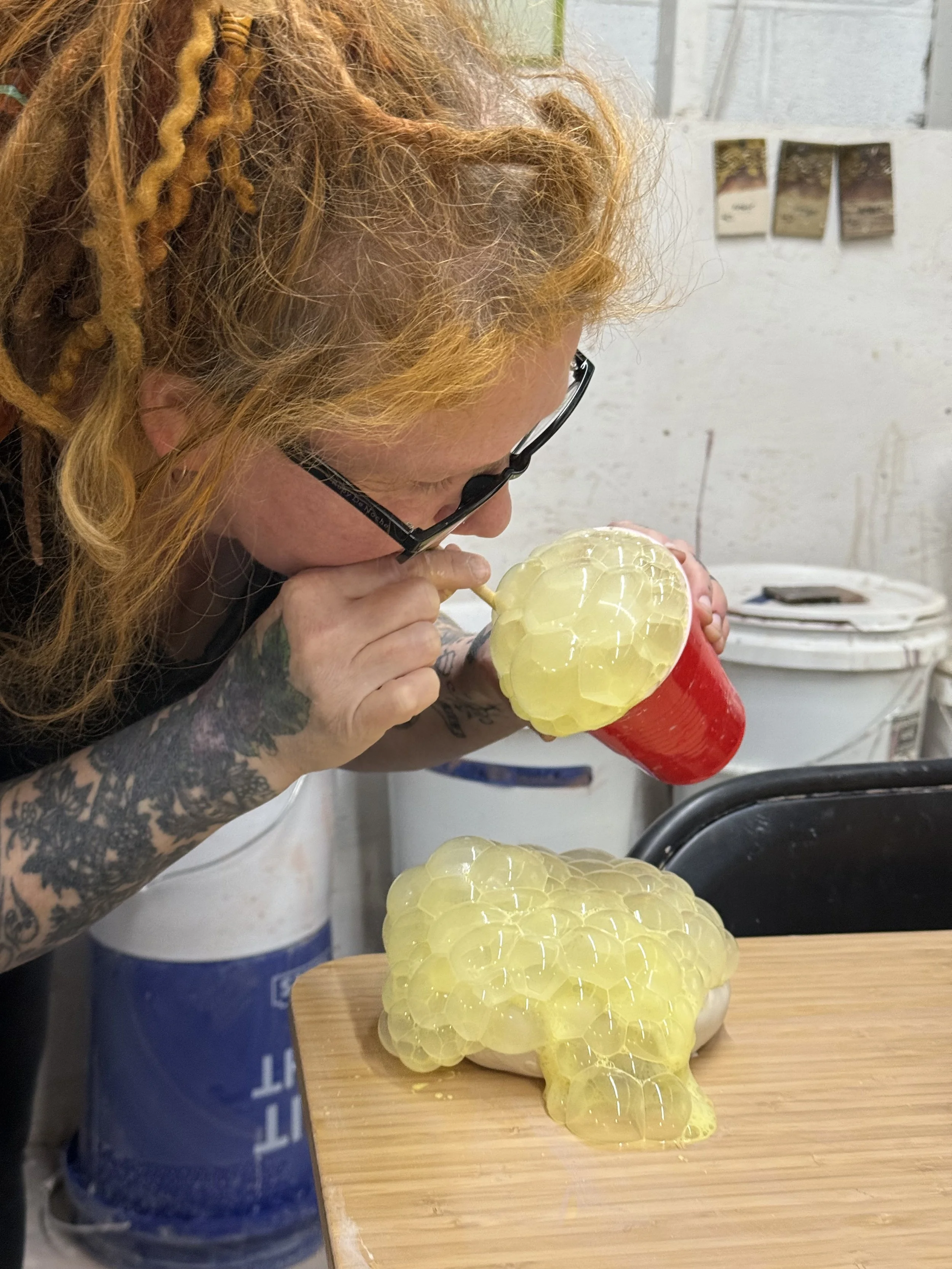 Bubble Glaze Technique 