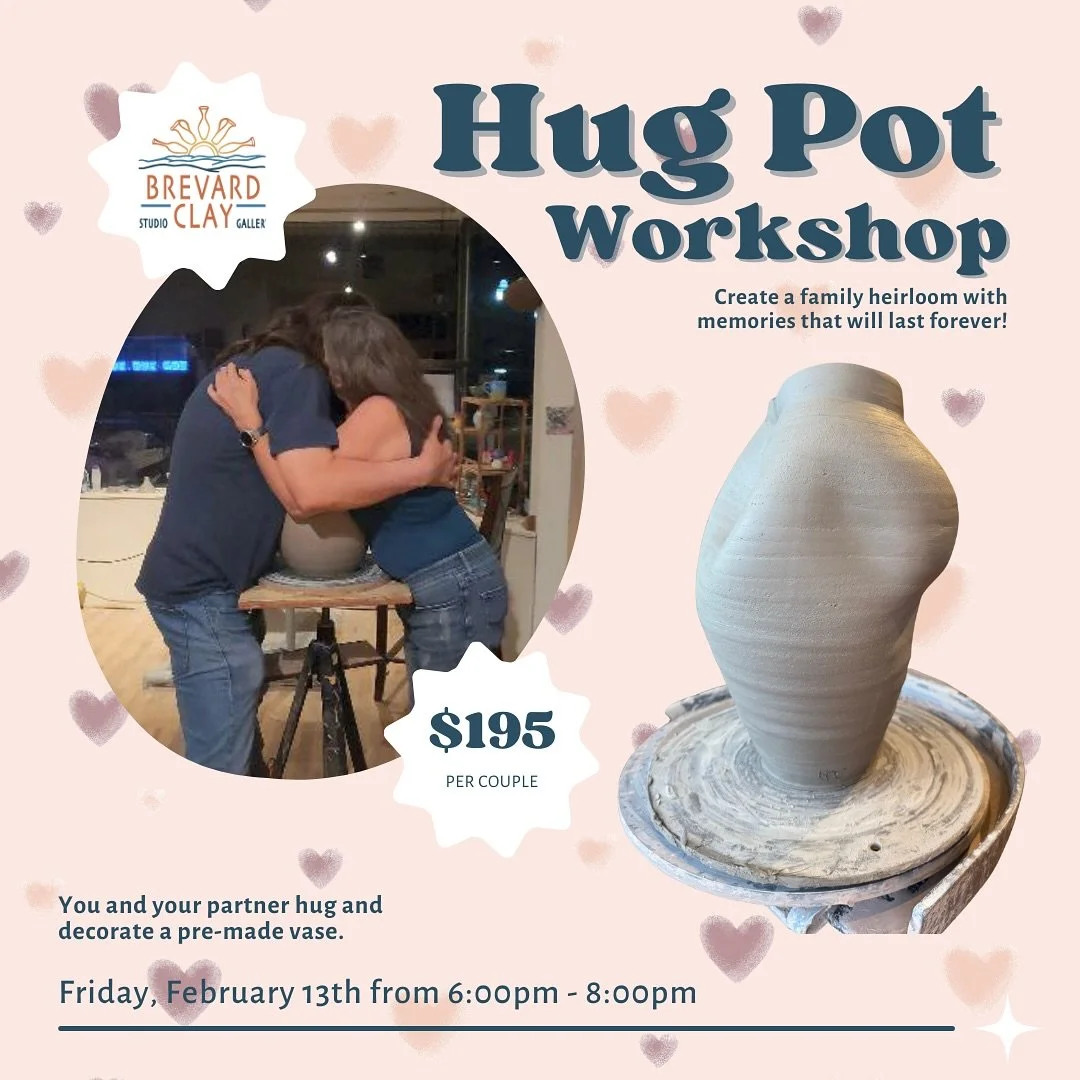 Love is handmade here. ❤️
This Valentine&rsquo;s week, join us for our Hug Workshops! This is a chance to slow down, connect, and create something together.

Whether it&rsquo;s a shared mug or a sculpted vase formed by a hug, your piece becomes a rem