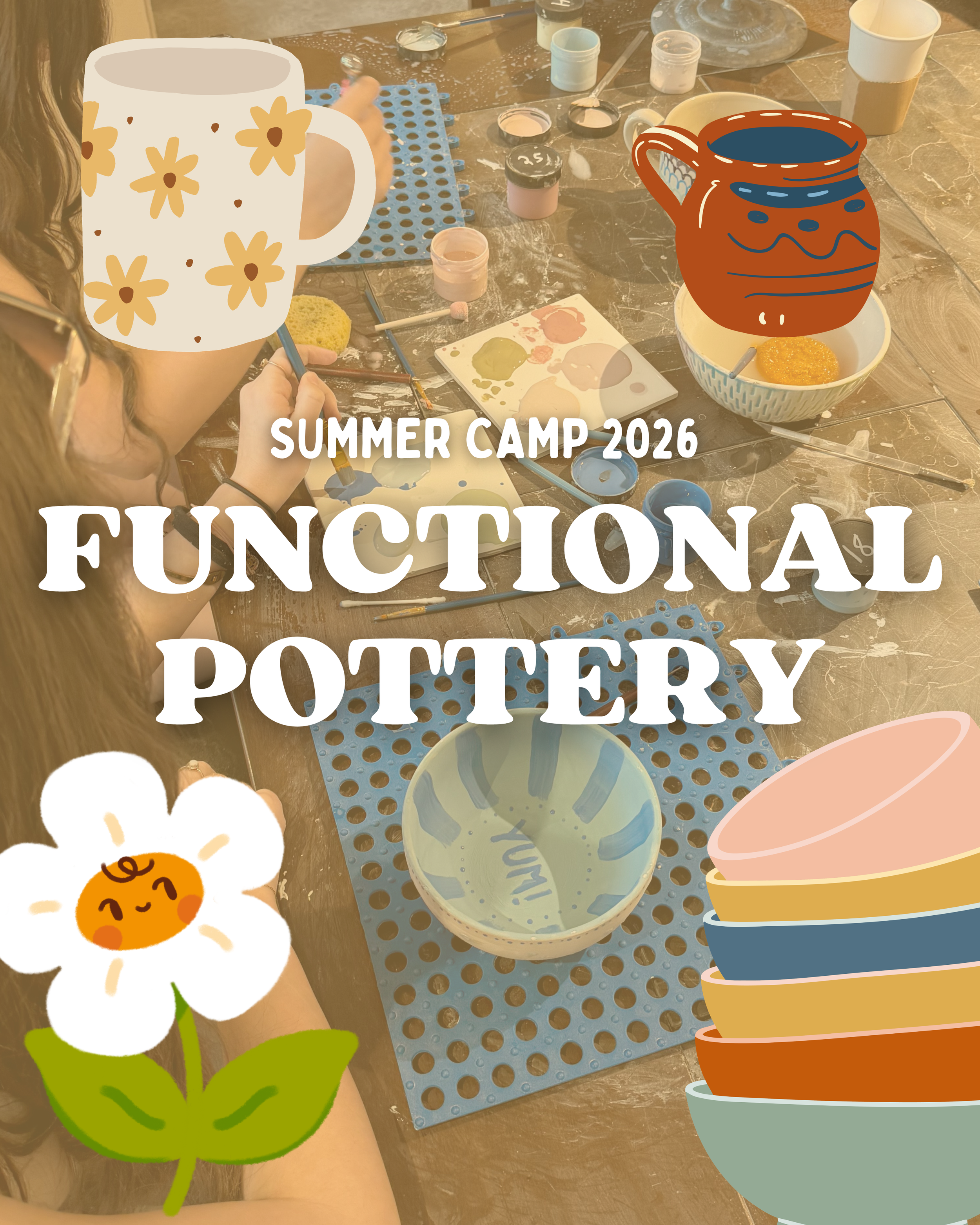 Summer Camp: Functional Pottery - Part 3 ( August 17 - August 20 )
