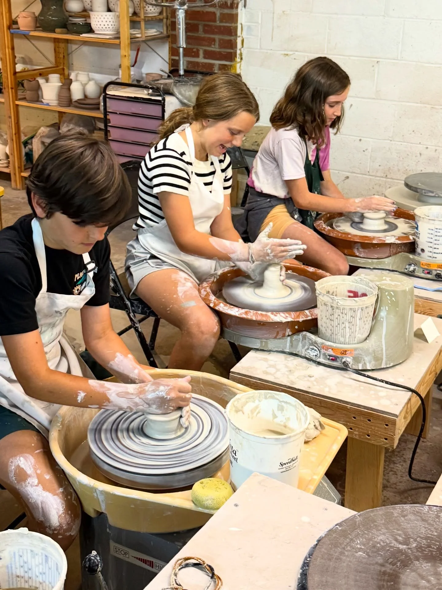 Summer Camp enrollment is OPEN!!! Give your kids a space to explore, create, and build confidence through hands-on clay experiences. There are two different experience/maturity level clay classes available! Spots are limited, so take a look and join 