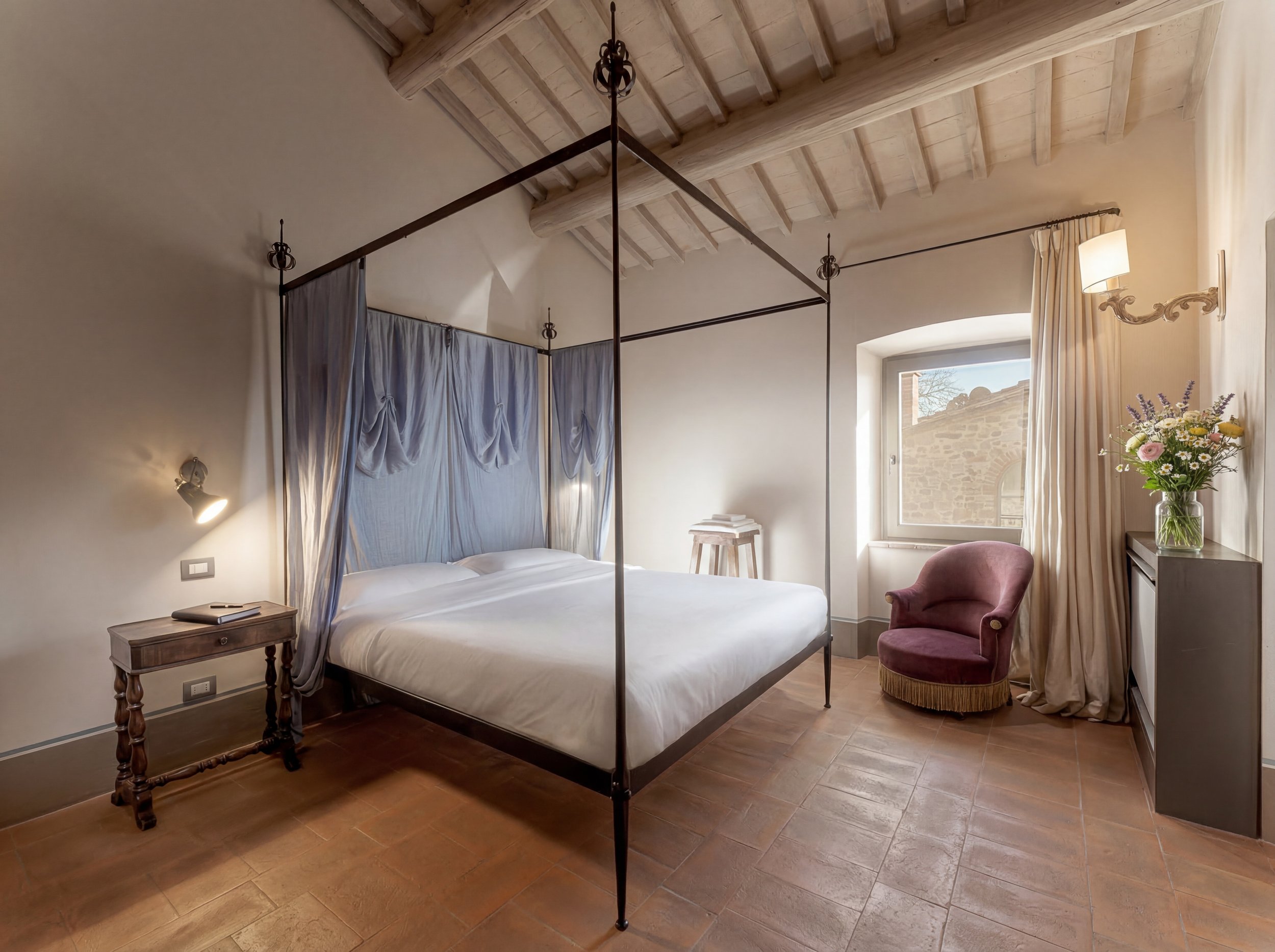 Fotografo per hotel e resort e resort di lusso, Toscana, suite