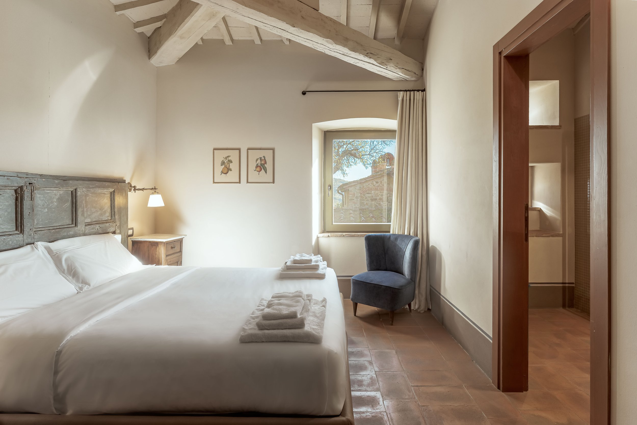 Fotografo per hotel in Toscana, suite superior
