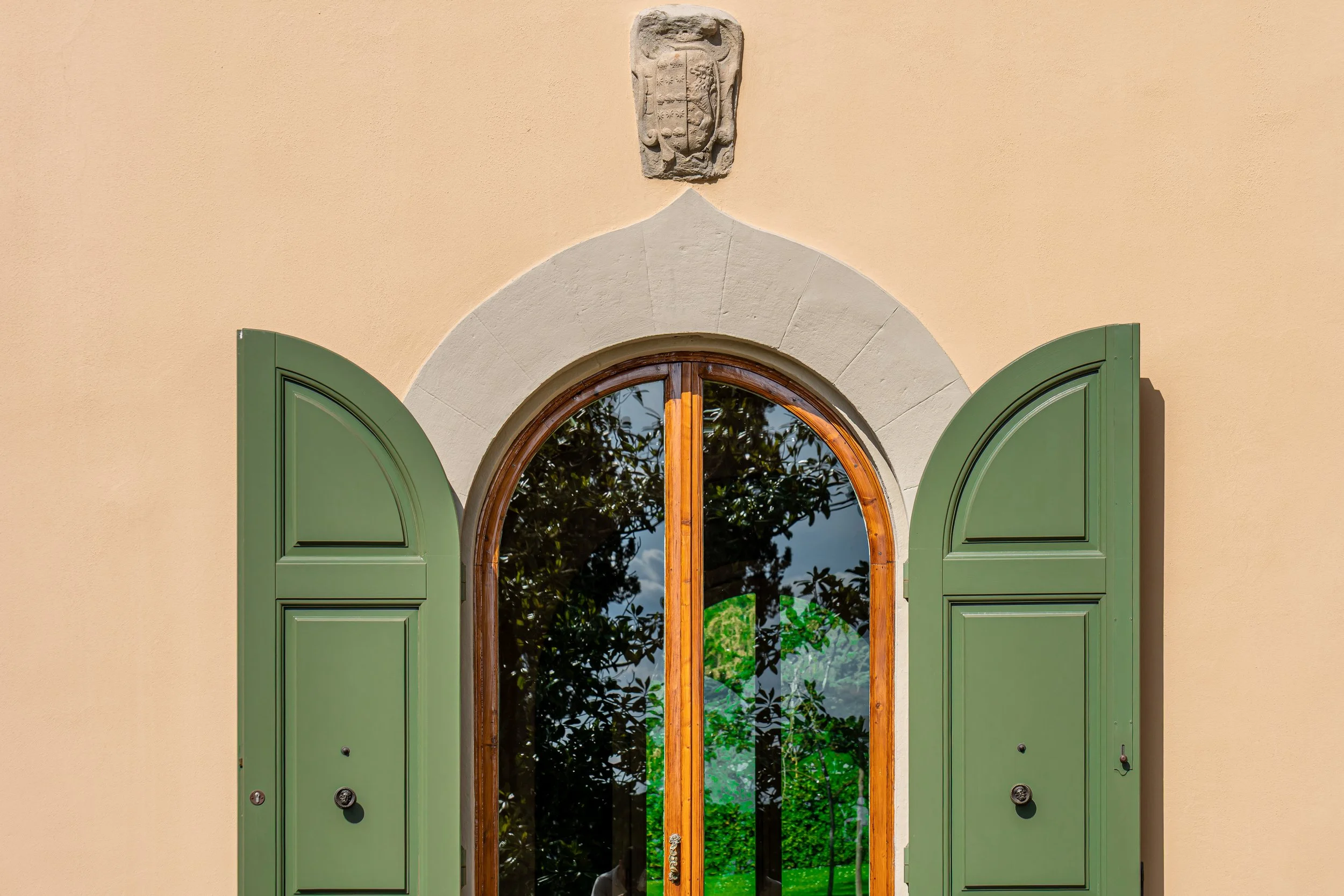 Shooting fotografico professionale hotel in villa medicea a Firenze, Toscana