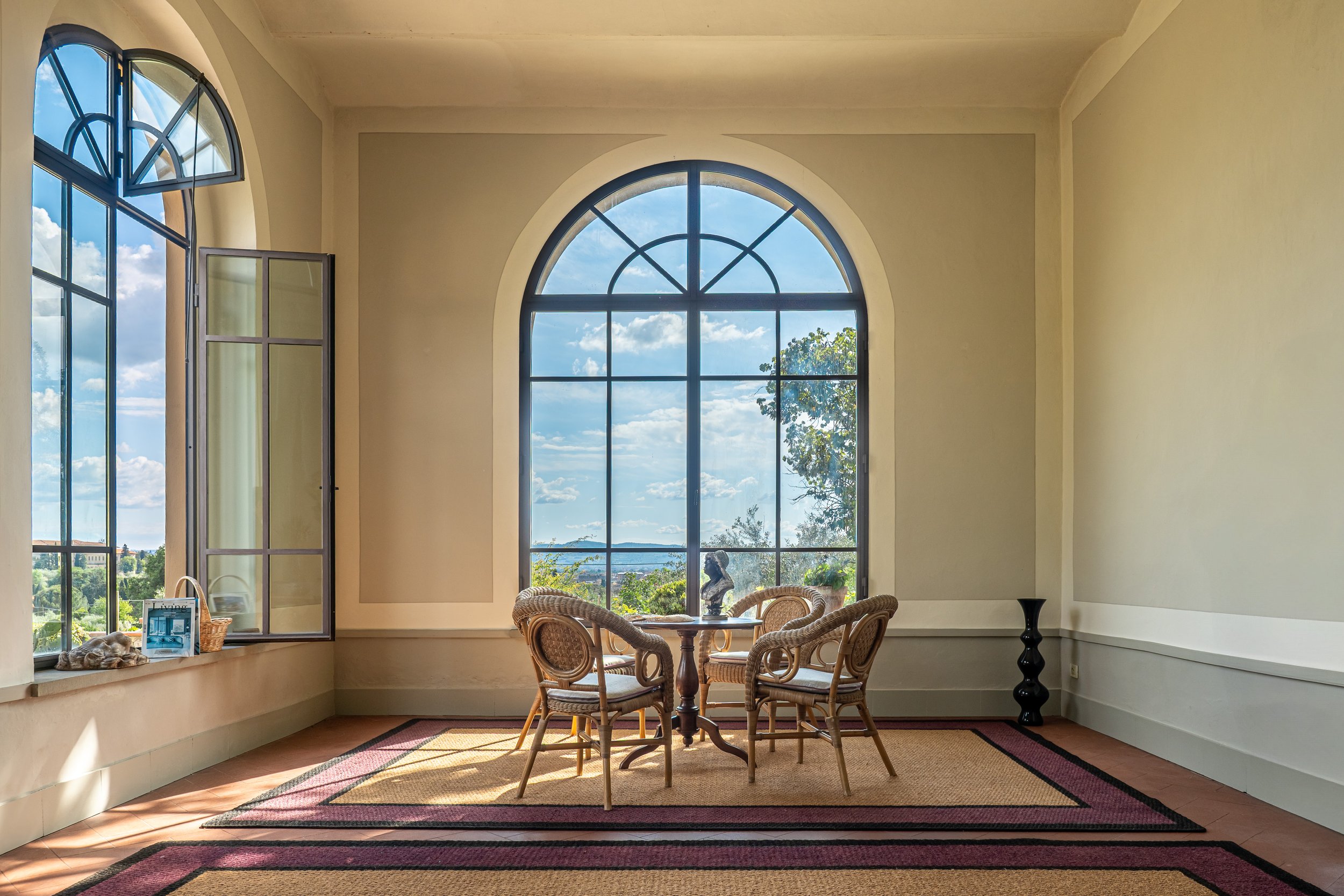 Fotografo di esclusivo resort in una villa medicea a Firenze