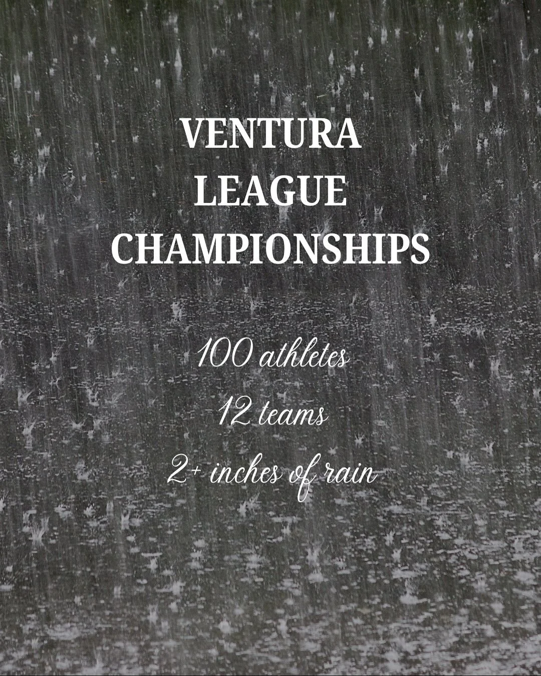 There were an unprecedented 💯 @santabarbarawpc athletes competing at Ventura League this weekend! It was Ana amazing sight to see such a group of dedicated athletes battling with the rain all day to get a little bit better, stronger, and more ready 