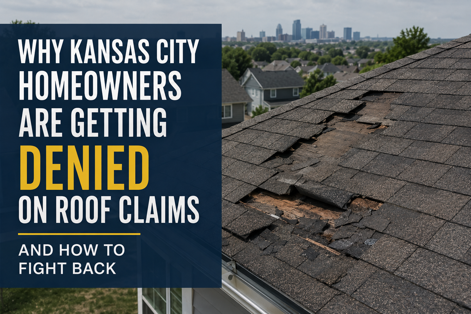 Why Kansas City Homeowners Are Getting Denied on Roof Claims And How to Fight Back