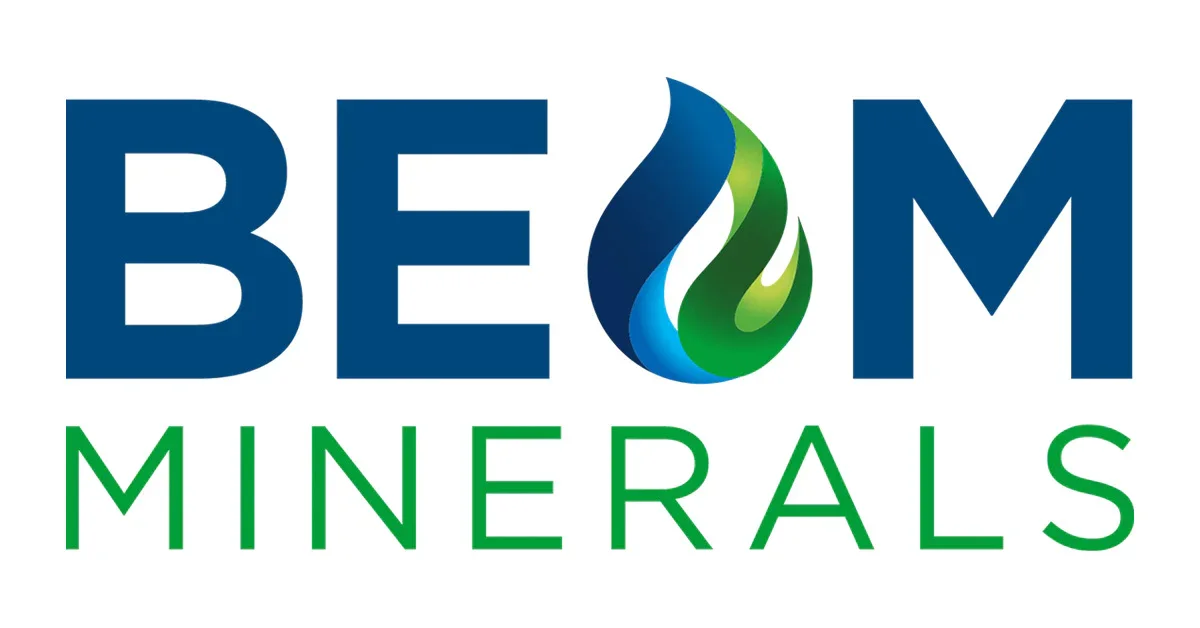 beam minerals logo. wellness and healing brand.