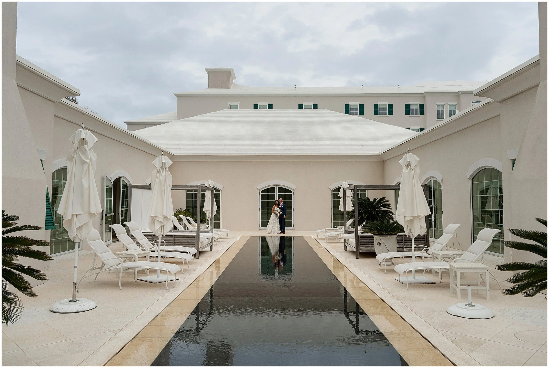 Bride and Groom at Rosewood Bermuda Resort (Copy)