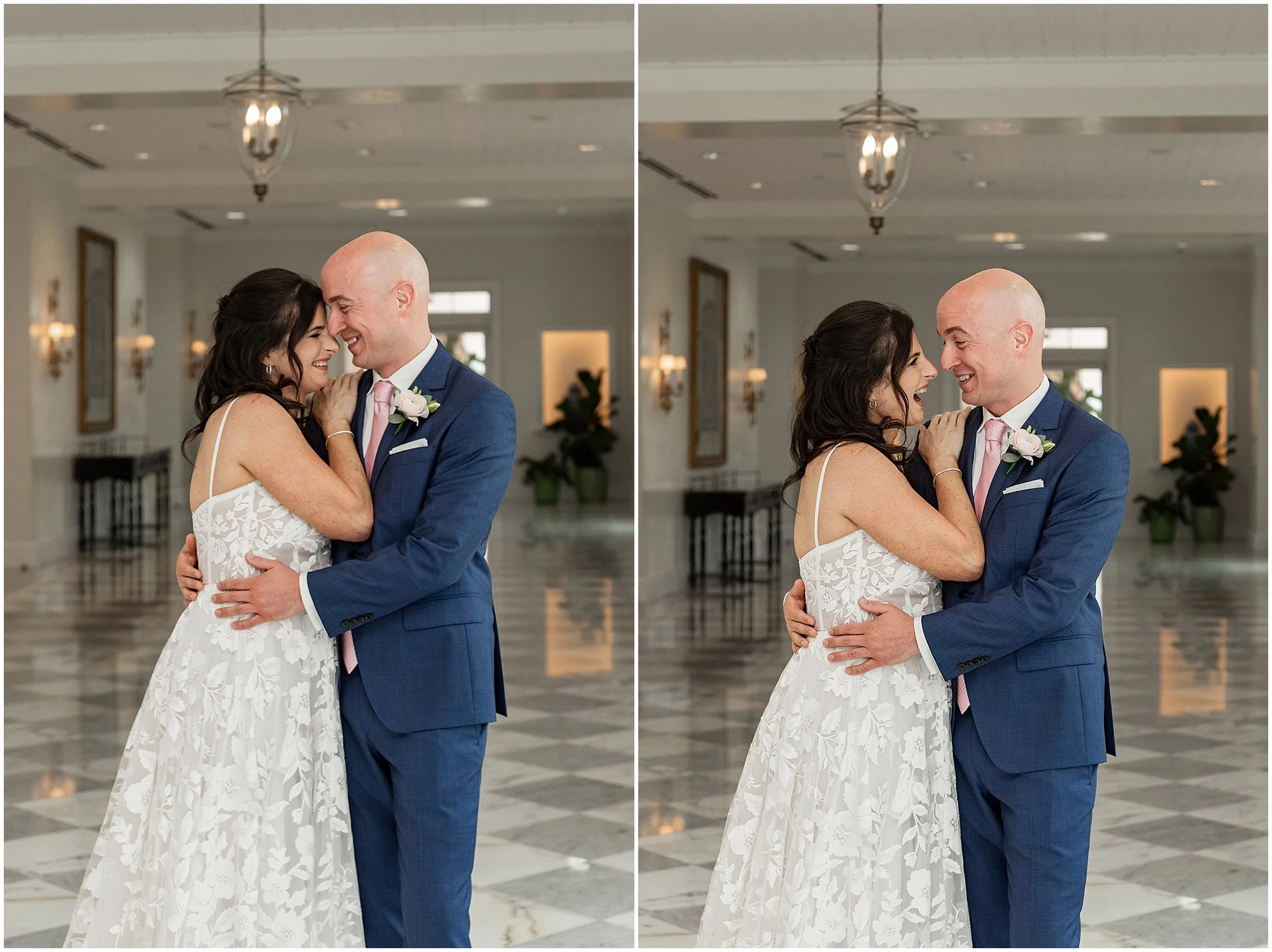 Bride and Groom at Rosewood Bermuda Resort (Copy)