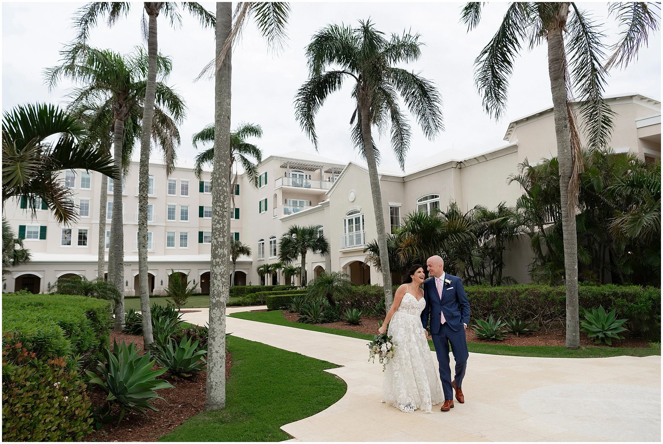 Bride and Groom at Rosewood Bermuda Resort (Copy)