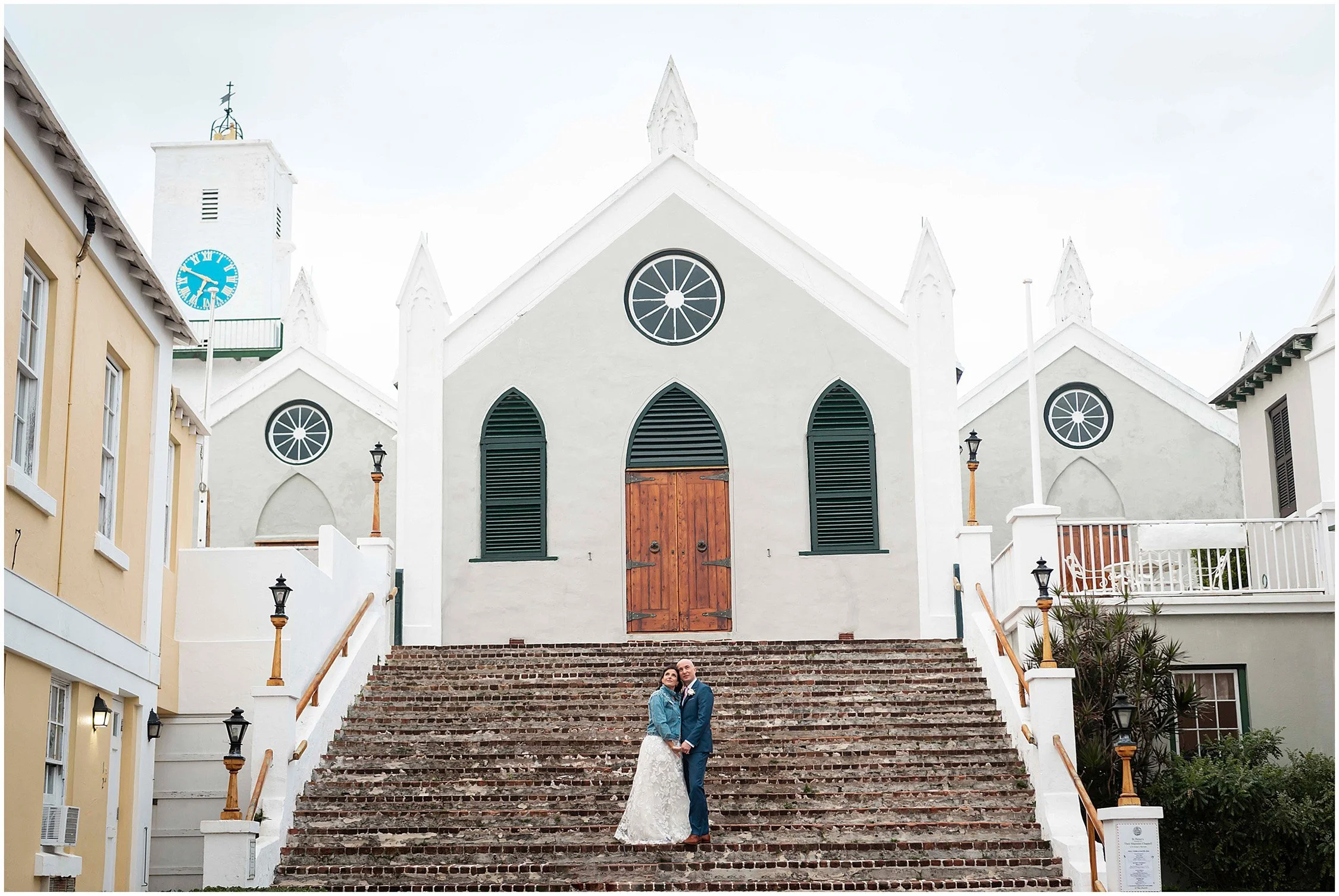 Bride and Groom in St. George's, Bermuda (Copy)