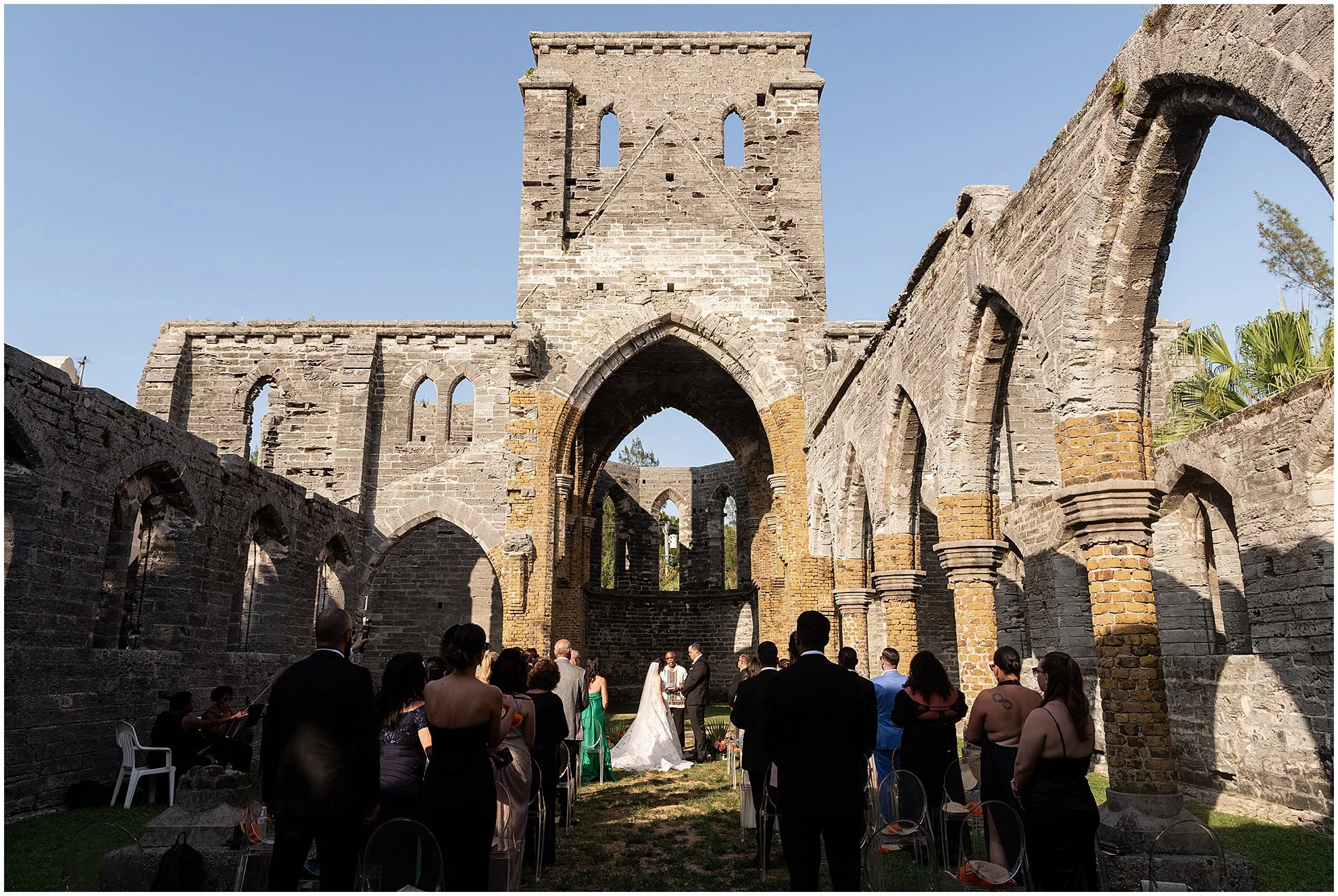 Wedding: J &amp; M - Unfinished Church &amp; St. Regis Resort, Bermuda