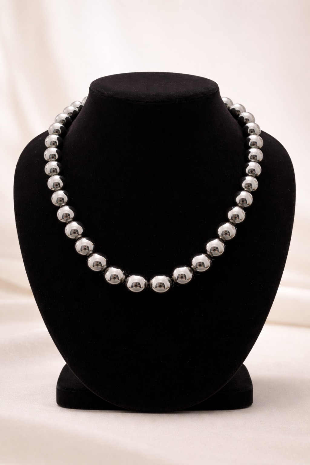 Hematite Bead Necklace