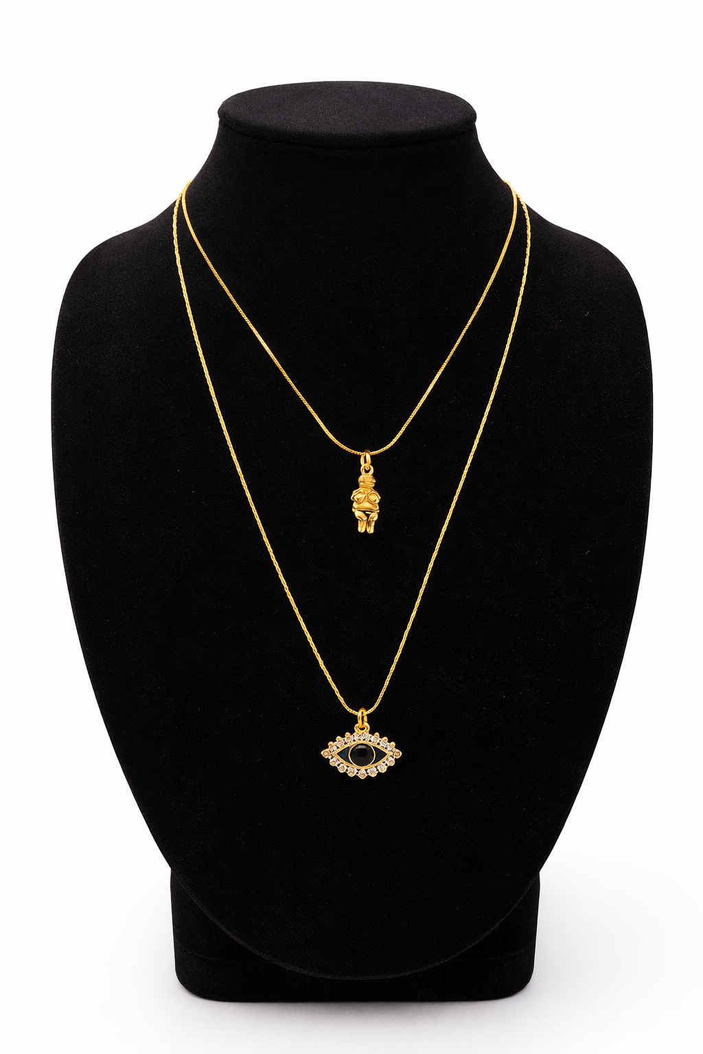 Divine Feminine Protection Layered Necklace