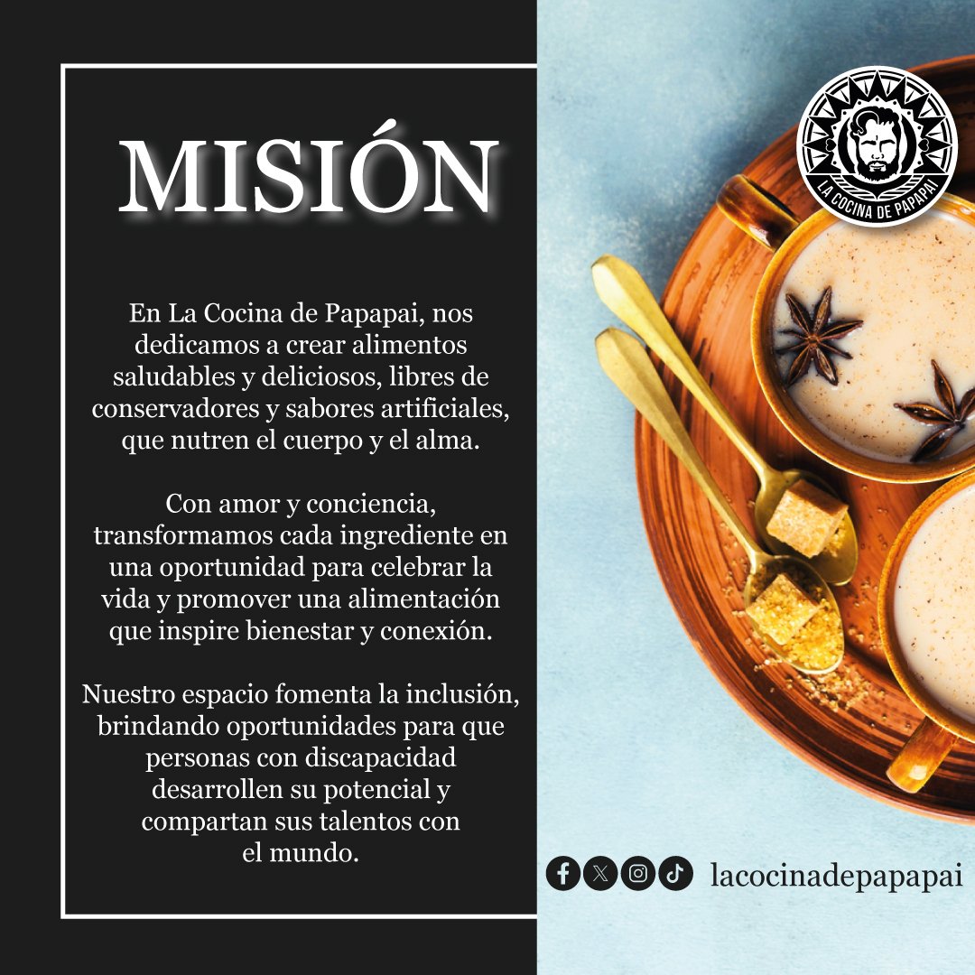 🌟 En La Cocina de Papapai creemos en el poder de la comida para cambiar el mundo. 🌍

Preparamos alimentos que nutren el cuerpo y el alma, libres de conservadores y llenos de amor. 💚 Cada receta celebra la vida y refleja nuestro compromiso con la i