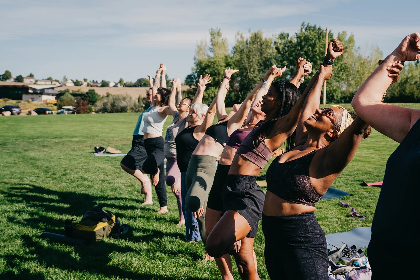 Welcoming yoga festival in colorado