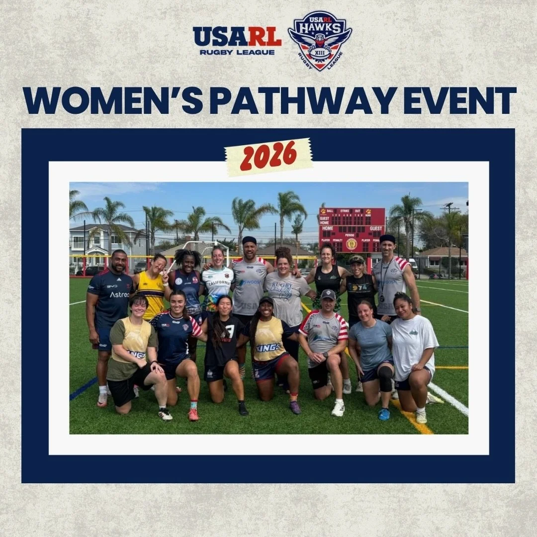 🏉🇺🇸 2026 USARL Women&rsquo;s Pathway Event

A great weekend in Los Angeles bringing players and coaches together to learn, develop, and continue building Women&rsquo;s Rugby League in the U.S.!

Thank you to all of the players and coaches who took