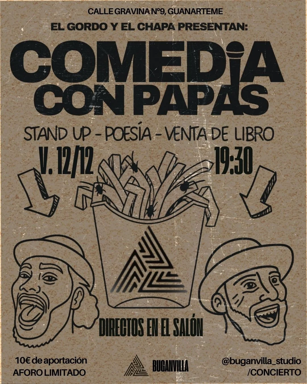 Comedia con Papas