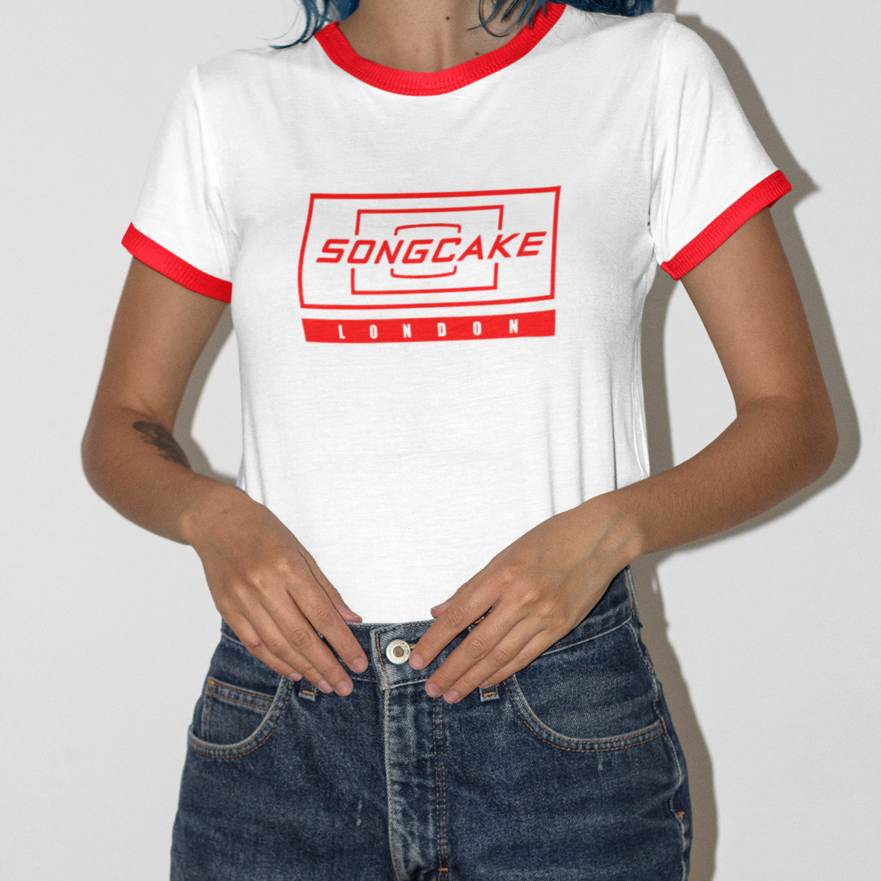 WOMEN'S PANA RED  RING TEE