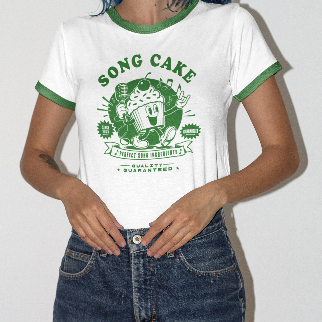 WOMEN'S GREEN RING TEE (Copy)