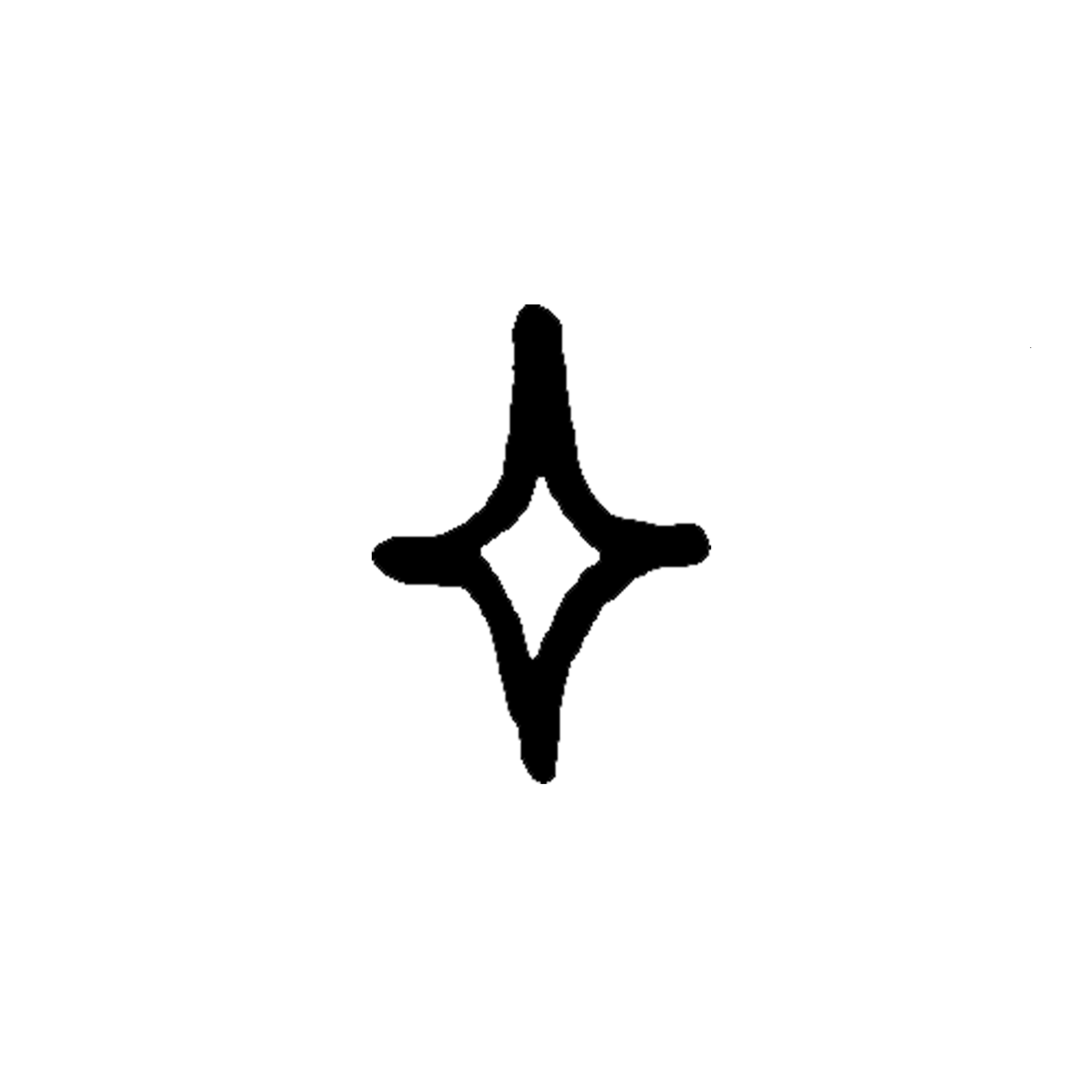 Drawing of a star.