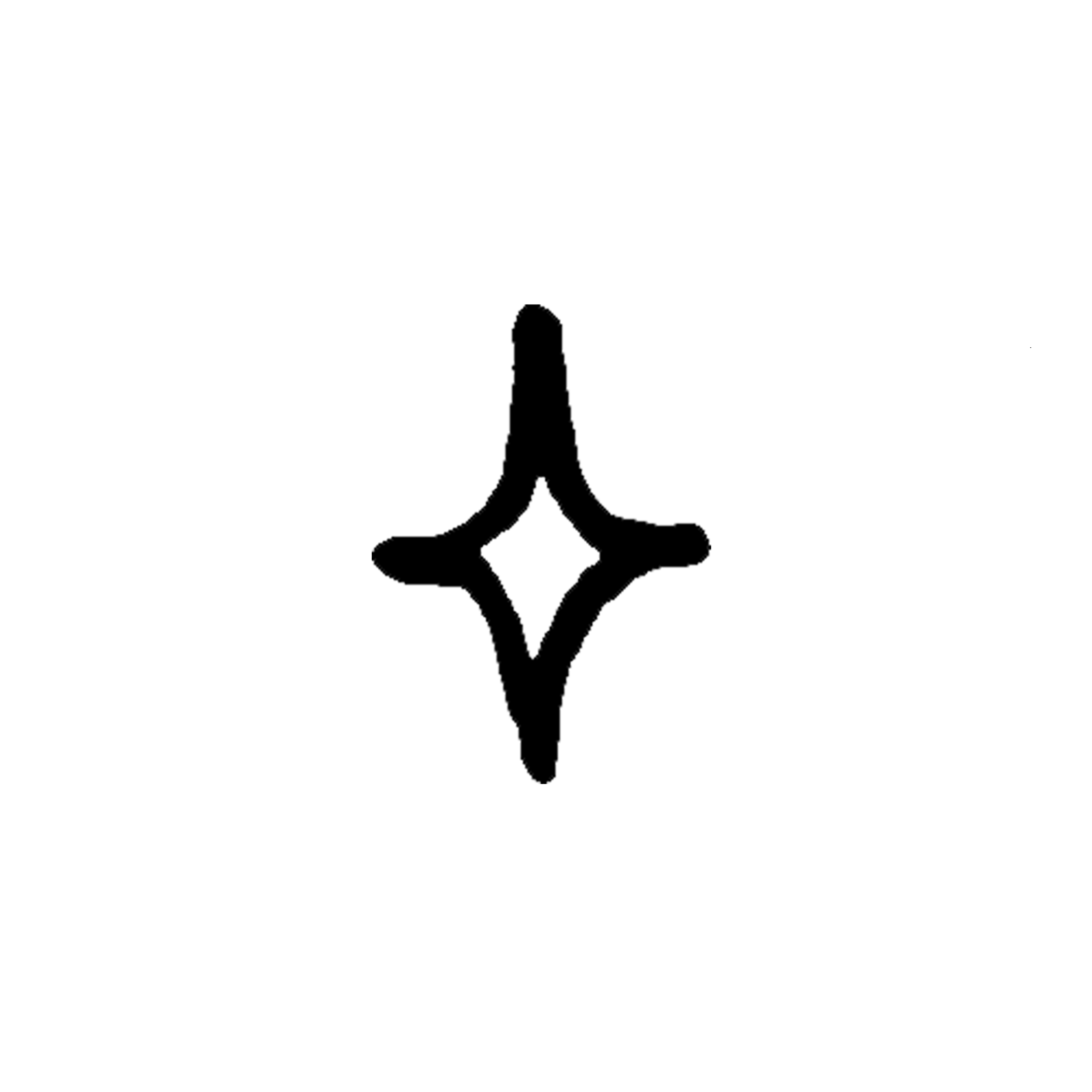 Drawing of a star.